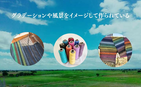 さをり織りキーホルダー 2本セット|キーホルダー