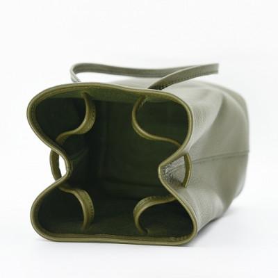 ふるさと納税 益子町 巾着バッグ(M)グリーン |  | 03