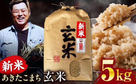 【玄米】玄米 あきたこまち 5kg 令和8年産 [AGAV023]