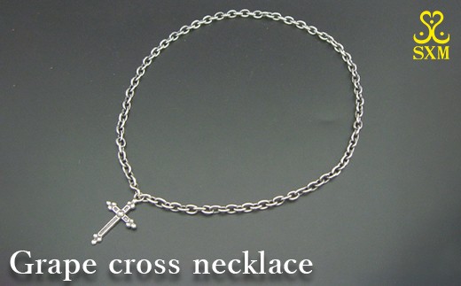 
            Grape cross necklace
          