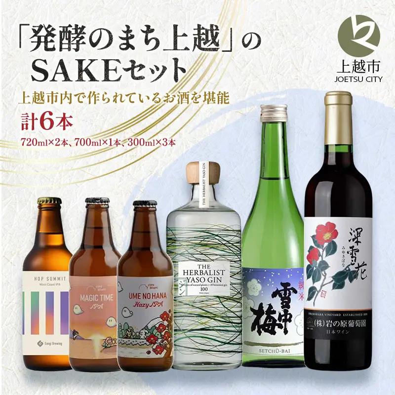 発酵のまち上越 SAKEセット 日本酒 ワイン ビール 日本酒