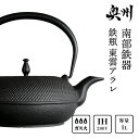 【ふるさと納税】 【9月2日より価格改定】 南部鉄器 鉄瓶 東雲アラレ 1.0L 【OIGEN 作】 IH調理器 伝統工芸品 白湯がオススメ！ やかん ケトル キッチン用品 食器 日用品 雑貨 [Z0019]