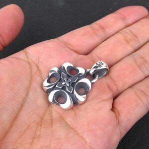 Gothic double cross pendant ゴシック ダブル クロス ペンダント ｜ シルバー アクセサリー 十字架 モチーフ 925 ペンダントトップ ネックレス チャーム ジュエリー 