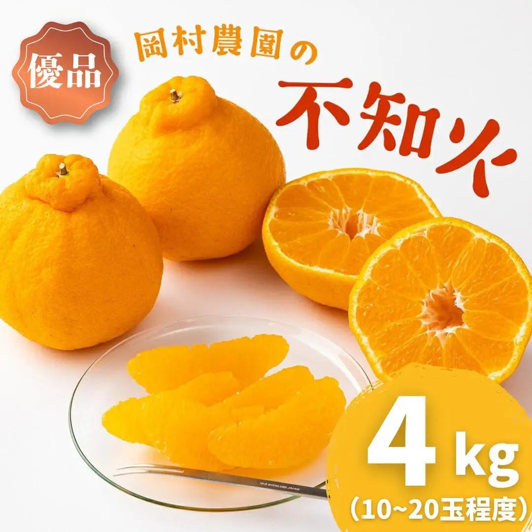 【 不知火 】岡村農園 不知火 約 4kg dp006
