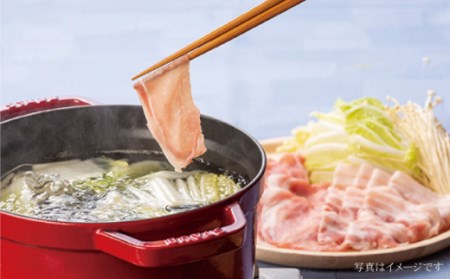 【月1回約1.3kg×3回定期便】大西海SPF豚 背ロース しょうが焼き用＆しゃぶしゃぶ用 計3.9kg＜大西海ファーム＞ [CEK042]