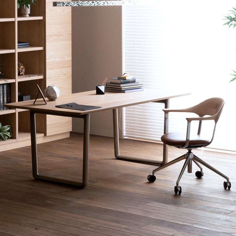 【ふるさと納税】旭川家具 カンディハウス　SLテーブル 180×90 FOURチェアー 北海道タモWNF/BQ-BR_02042 | インテリア ファニチャー 人気 おすすめ 送料無料