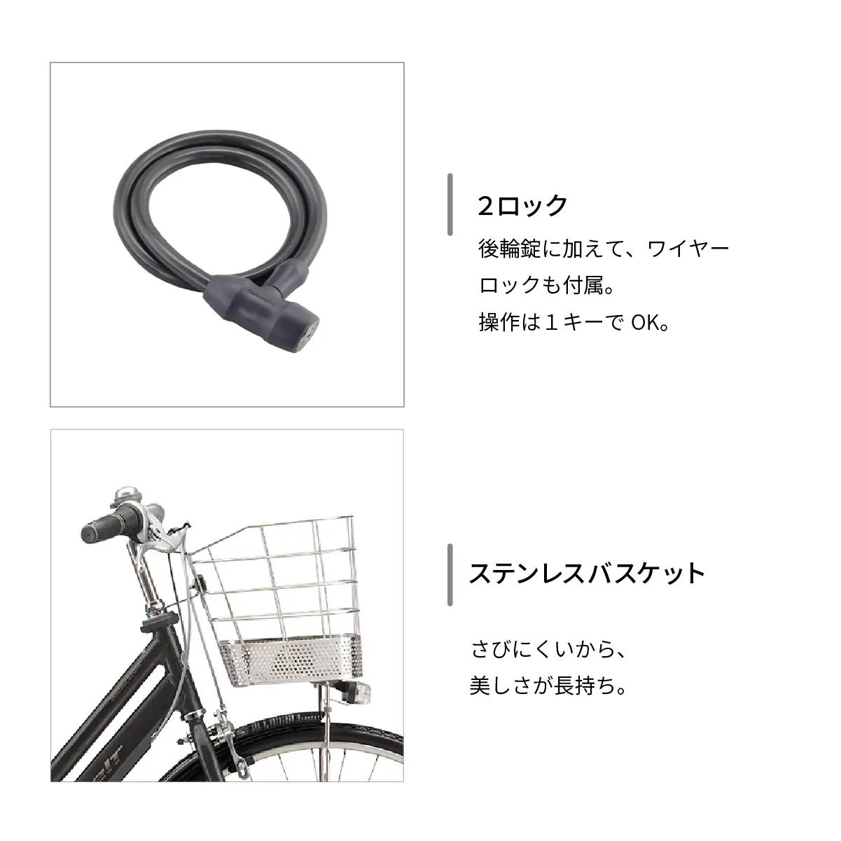 自転車 アルベルト L型 27インチ 5段 T.アンバーブラック（ツヤ消しカラー）  | 完成品 埼玉県 上尾市