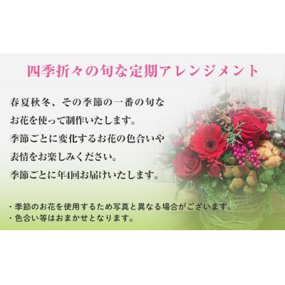 ふるさと納税 石巻市 季節の定期便アレンジメント(年4回) |  | 01