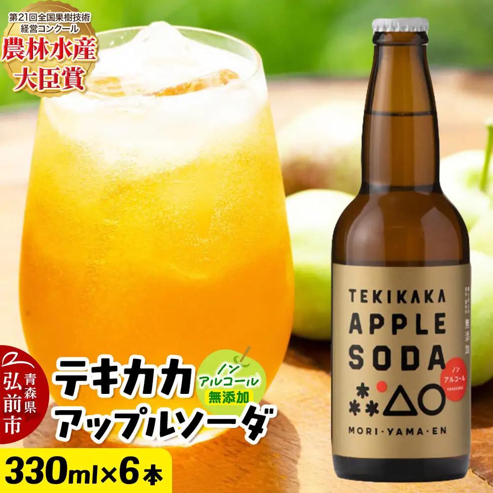 ソーダ テキカカアップルソーダ 330ml×6本