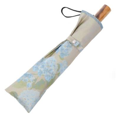 ふるさと納税 富士河口湖町 槙田商店【晴雨兼用折りたたみ傘】”絵おり” 紫陽花