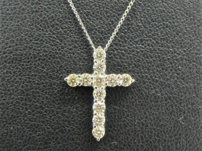 Pt950 0.50ctH&Cクロスペンダント SWCB015-pt