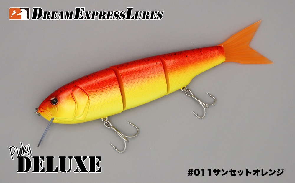 
            ピンキーデラックス #011サンセットオレンジ〈ルアー 釣り フィッシング〉  d3006
          