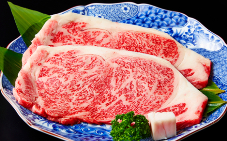 極上 特選 近江牛サーロイン＆リブロースステーキ食べ比べセット 4枚　計800g【 FO03SM1】