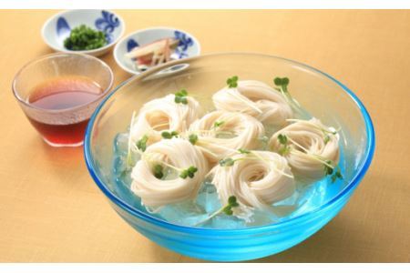 M-BD4.【伝統の味】三輪そうめん 3.2kg (50g×64束) 化粧木箱入り (KA-32)