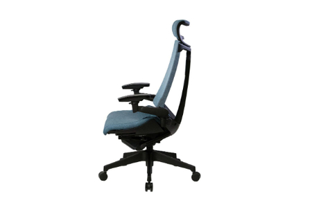 イトーキ『アクトチェア』エクストラハイバック 抵抗付きウレタンキャスター張地：ダックブルー（KG477JEEM1T1B4F）【EI066T】