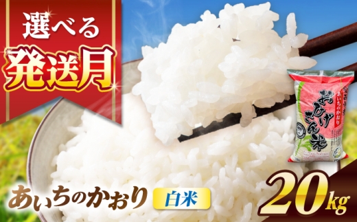 【10月発送】あいちのかおり 白米 20kg 米 お米 20kg 20キロ 白米 精米 コメ ご飯 ごはん 愛知県産 国産 県産米 国産米 あいちのかおり 発送 時期 選べる 産地直送 大容量 令和7年 愛西市 / 脇野コンバイン [AECP003-1]