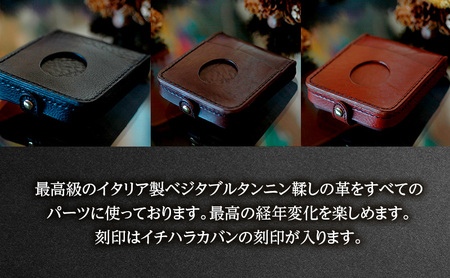 コイントレー式二つ折り財布 復刻版  チョコ