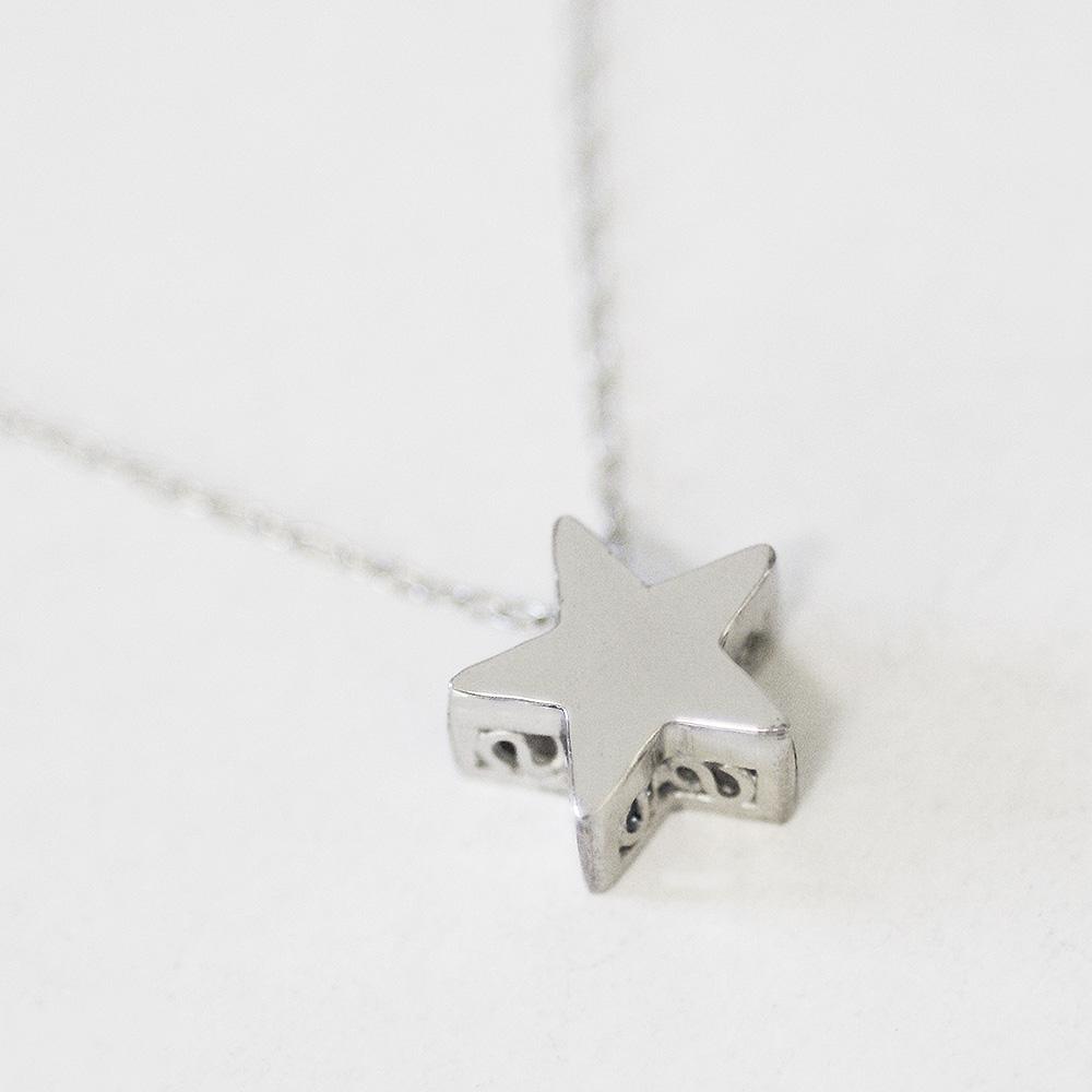【ふるさと納税】ブランツ 立体プラチナスターペンダント ｜ 星 ペンダント プラチナ 950 star スター 首飾り 天体 夜空 プレゼント 五芒星 クリスマス 贈答 アクセサリー 装飾 高級 星空