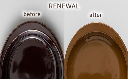 【波佐見焼 マルヒロ】HASAMI SEASON 01 オーバルプレートセット（4点）ブラウン×ネイビー [EB150] 波佐見焼