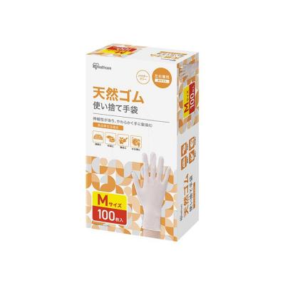 ふるさと納税 角田市 【100枚×2箱】天然ゴム手袋　Mサイズ　100枚　NR-100M |  | 02
