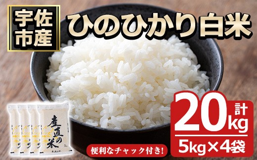 ＜令和7年産＞ひのひかり 白米 (計20kg)お米 20キロ ヒノヒカリ 美白米 真空パック 真空包装【114900500】【祥田産業】