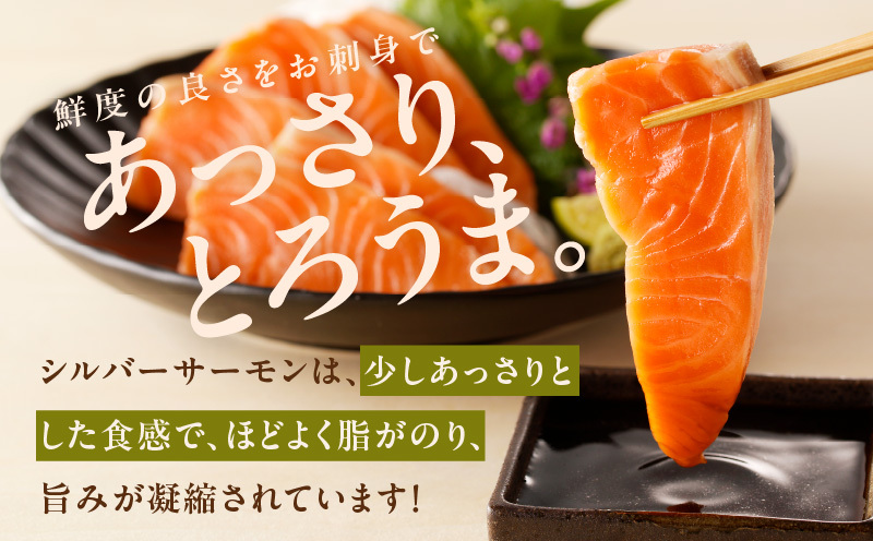 サーモン 定期便 1kg×全2回【ポーション 訳あり サイズ不揃い 刺身 海鮮丼 さーもん サラダ カルパッチョ 鮭 さけ シャケ しゃけ 人気 小分け 冷凍 家計応援】 099Z345_イメージ4
