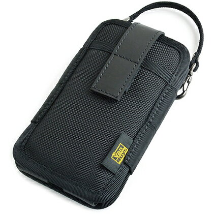 【ふるさと納税】iPhoneXR用薄型キャリングケース / コンパクト　バンナイズ バリスティック ナイロン ブラック スマホ キャリング ウエスト ファッション小物 ファッション カバン バッグ