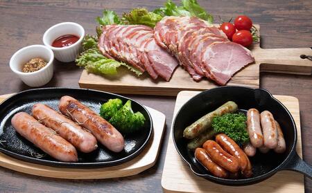 ピリカラ ウインナー６cm ＆ あぐー粗挽 ソーセージ13cm