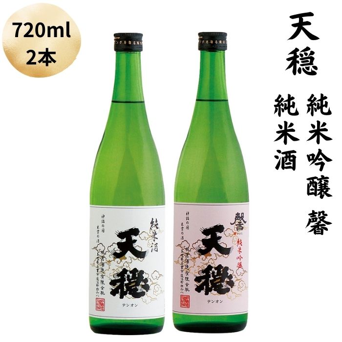 【ふるさと納税】天穏 純米吟醸 ・純米酒セット | 無濾過 日本酒 地酒 山田錦 佐香錦 島根 出雲 期間限定