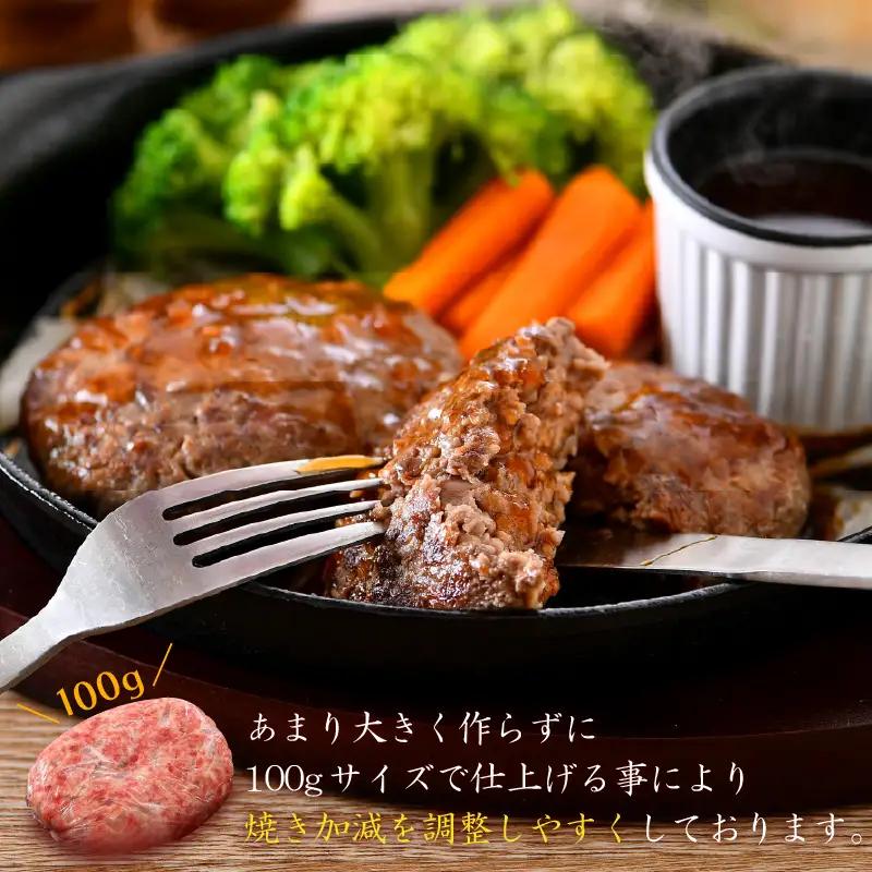 若狭牛ハンバーグ100g × 10個 ナカノ特製100％和牛の極旨品！！ 本格派ハンバーグ！ 【ハンバーグ 若狭牛 国産和牛 黒毛和牛 黒毛和種 ブランド牛 和牛 肉 牛 牛肉 坂井市 福井県産 国産
