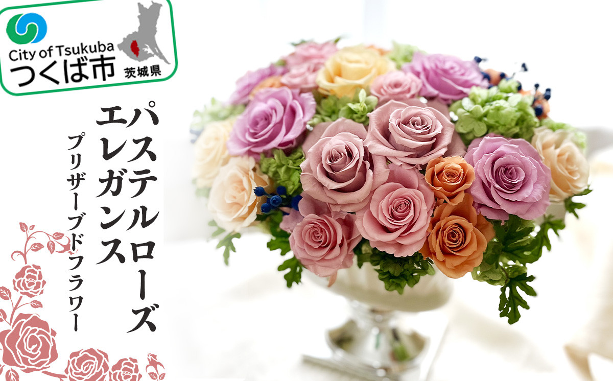 
                  プリザーブドフラワー パステルローズエレガンス │ バラ ダイヤモンドローズ フラワー 花 お花 薔薇 ギフト 贈答 プレゼント 母の日 おしゃれ アクアブルーム 茨城県 つくば市
                