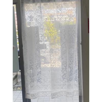 ふるさと納税 岡崎市 ウィリアムモリス　レースカーテン　200　いちご泥棒　リビング階段などに　突っ張り棒仕様　 |  | 01