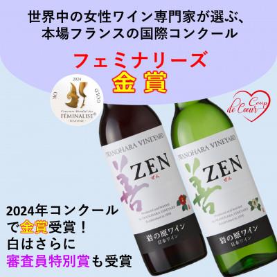 ふるさと納税 上越市 小説「葡萄色の夢を追いかけて」&岩の原ワイン善赤白特別セット 360ml×各1本 |  | 02
