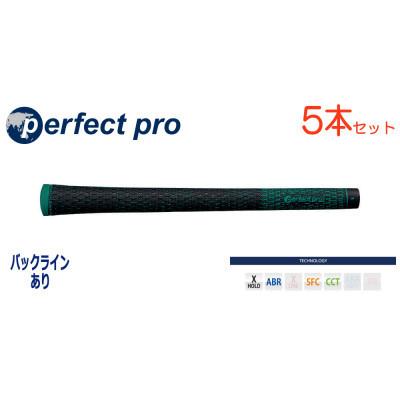 ふるさと納税 戸田市 パーフェクトプロ　【エックスホールド　ブラックコード】Eグリーン　5本　バックライン有　グリップ