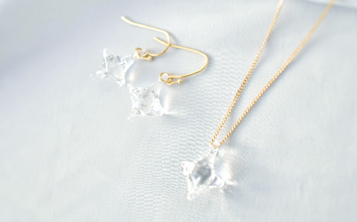 ネックレス・ピアス セット iriser Hikari 【08049】