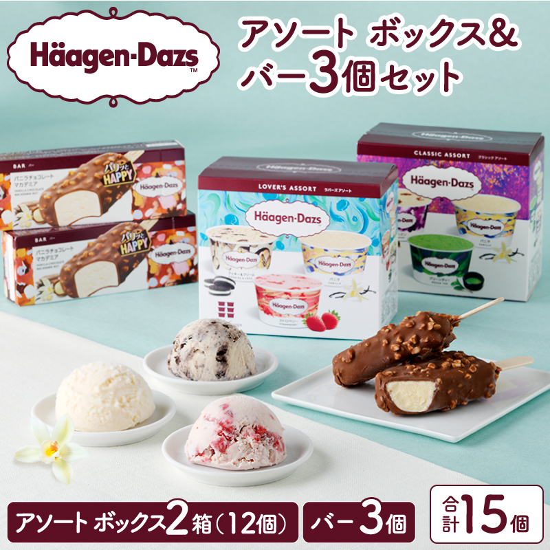 ハーゲンダッツ バラエティセット(アソート＆バー3本) アイス スイーツ デザート_H0026-100