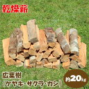 【ふるさと納税】乾燥薪（ 広葉樹 ） 20kg　キャンプ アウトドア 焚き火 焚火 薪ストーブ 暖炉 高知県 馬路村 [551]