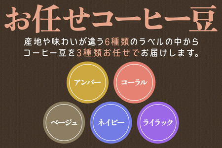 コーヒー豆 自家焙煎 ホンジュラス スペシャルティコーヒー【初回限定お試しセット】焙煎豆100g×3パック 粗挽き【豆：お任せ3種類】