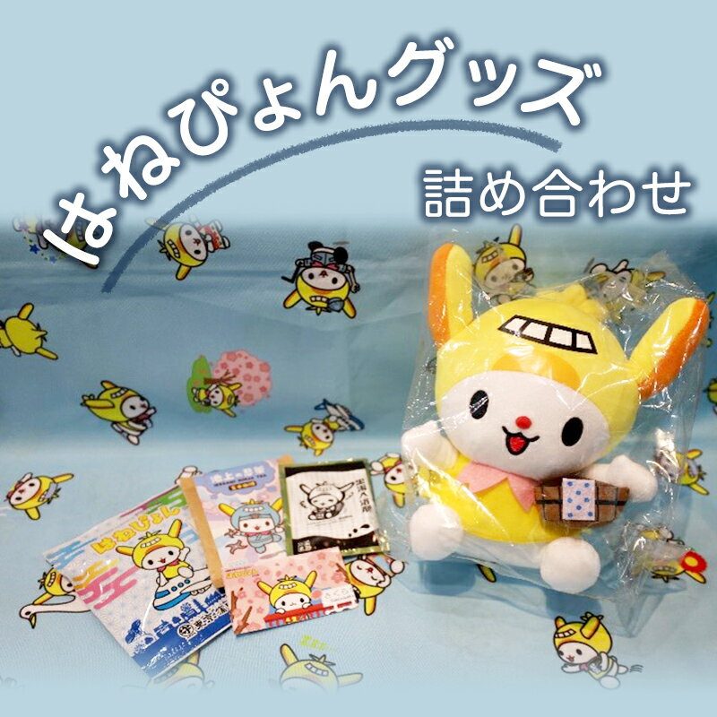 【ふるさと納税】はねぴょんセット はねぴょん 公式キャラクター グッズ ぬいぐるみ 黒湯入浴剤 入浴剤 海苔茶漬け 玄米珈琲 詰合せ セット 大田区 東京都