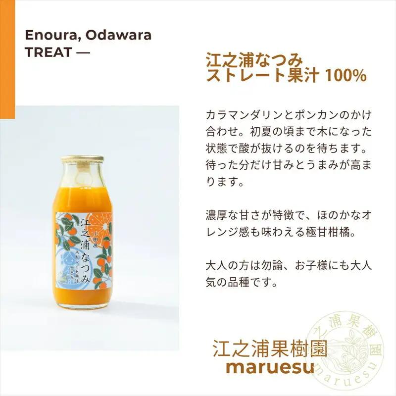 小田原産江之浦みかんジュース５種のみくらべ１０本セット うんしゅう・しらぬい・ゴールデン・なつみ・バレンシアオレンジ１００％ストレートジュース１８０ml各２本合計１０本【みかんジュース みかんジュース