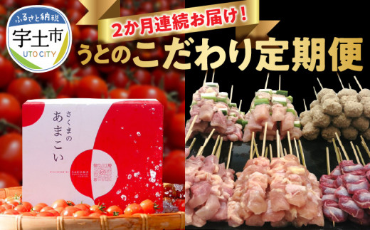 T137-01  【定期便2回】うとのこだわり定期便！
