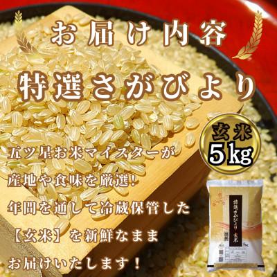 ふるさと納税 みやき町 令和6年産《特選さがびより》玄米5kg【みやき町産】_SS128 |  | 02