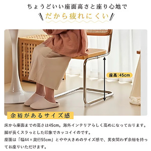 椅子 オール合成革 オレンジ 肘掛なし ダイニングチェア 1脚 ナチュラル カンティレバーチェア イス 韓国風 可愛い ミッドセンチュリー リプロダクト カフェ 書斎 オフィス リビング オシャレ 寝