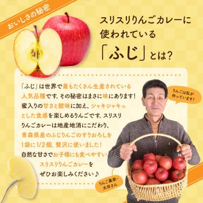 ふるさと納税 五所川原市 レトルトカレー 中辛 180g×2箱 すりおろし りんご 入り 五所川原 360g |  | 01