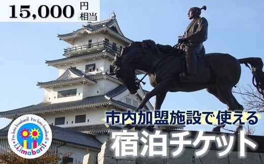 
アイアイ今治宿泊チケット　1000ポイント分×15枚（15000円相当額） [TE09110]
