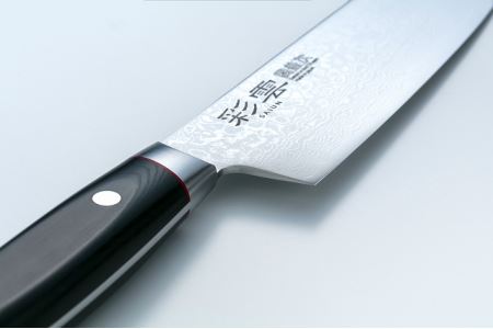 ダマスカス包丁 彩雲 2本セット（ペティナイフ120ｍｍ、三徳）　H50-14 【最長8ヶ月を目安に配送】