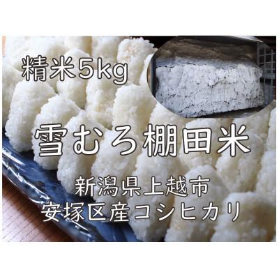 ふるさと納税 上越市 雪むろ棚田米コシヒカリ 5kg 精米