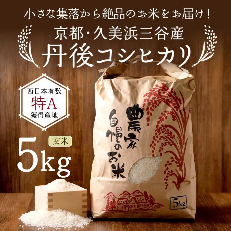 【令和8年】コシヒカリ 玄米 5kg コシヒカリ 京丹後市