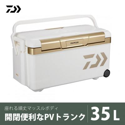 ふるさと納税 湖南市 釣具のダイワのクーラーボックス　PVトランクHD2 ZSS3500  (容量:35リットル)
