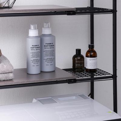 ふるさと納税 角田市 ランドリーラック　伸縮スタイルランドリーラック ハンガーバー付き HSLR-EX895 ブラック |  | 03